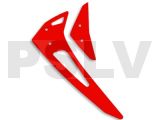 FUP-419RE FUSUNO Neon Red Fiberglass Horizontal/Vertical Fin Compatible with Blade 300 X